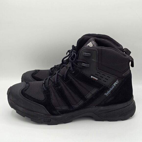 Timberland PRO Switchback LT WP Soft Toe Work Boots Black Men’s 11.5 Wide